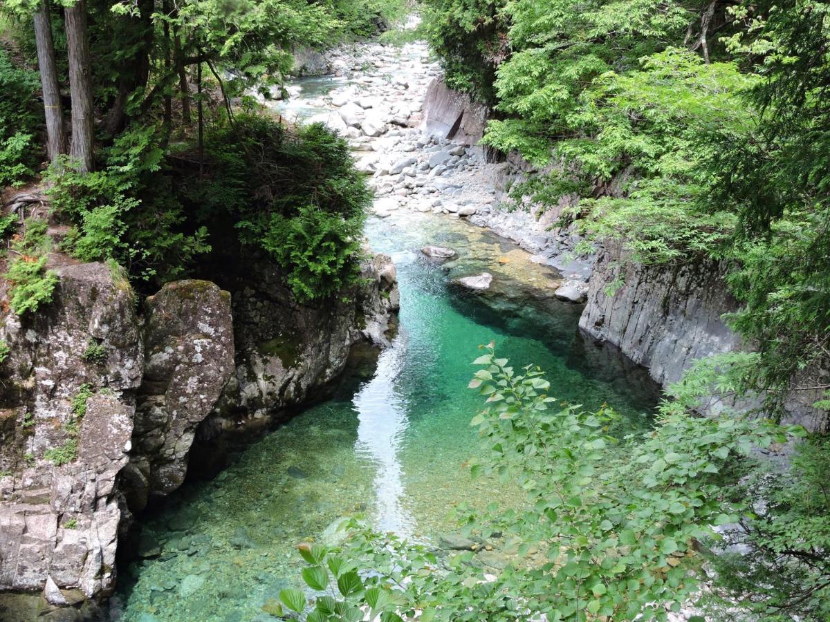 Hotel 阿寺温泉 フォレスパ木曽あてら荘 Okuwa Exterior foto